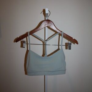 Lululemon Flow Y Bra Nulu Size 6 Mint/Teal